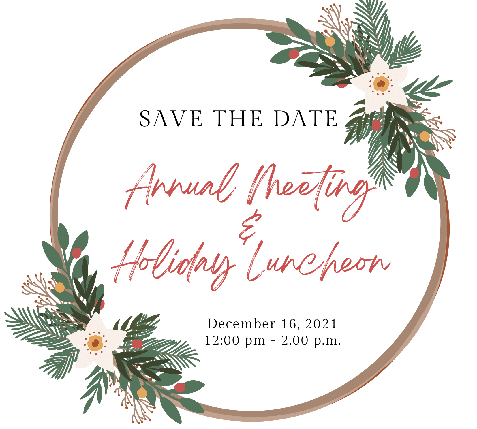 CNHED Annual Membership Meeting and Holiday Luncheon