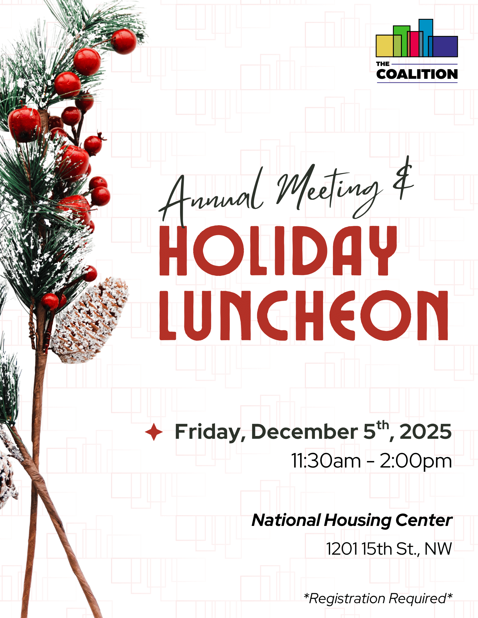 2025 Annual Meeting and Holiday Luncheon